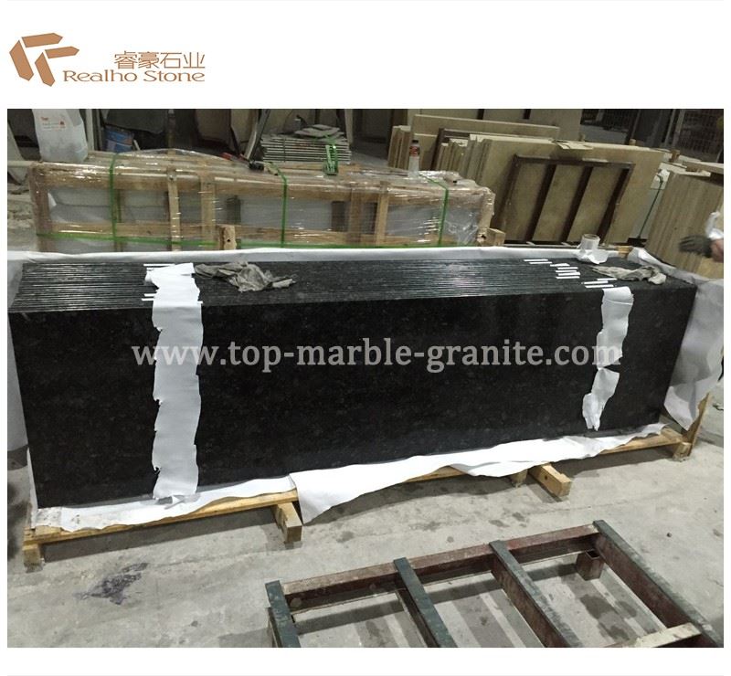 green granite slabs