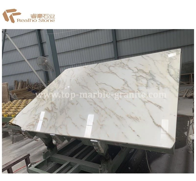 white marble worktop