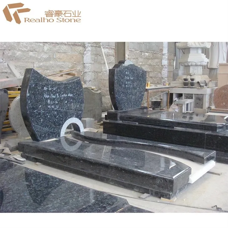 blue pearl carve tombstone