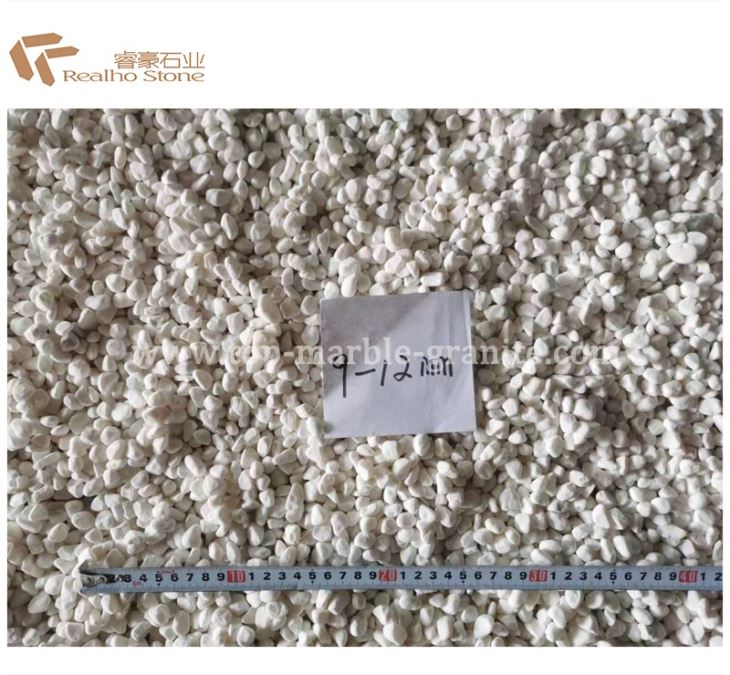 2-12mm Small White Pebble For Garden Paver