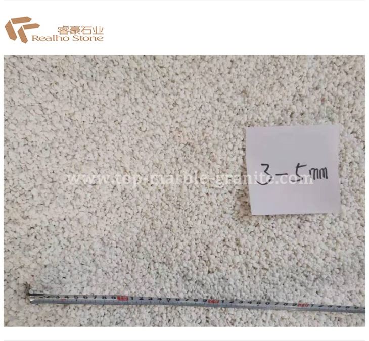 2-12mm Small White Pebble For Garden Paver