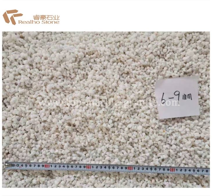 2-12mm Small White Pebble For Garden Paver