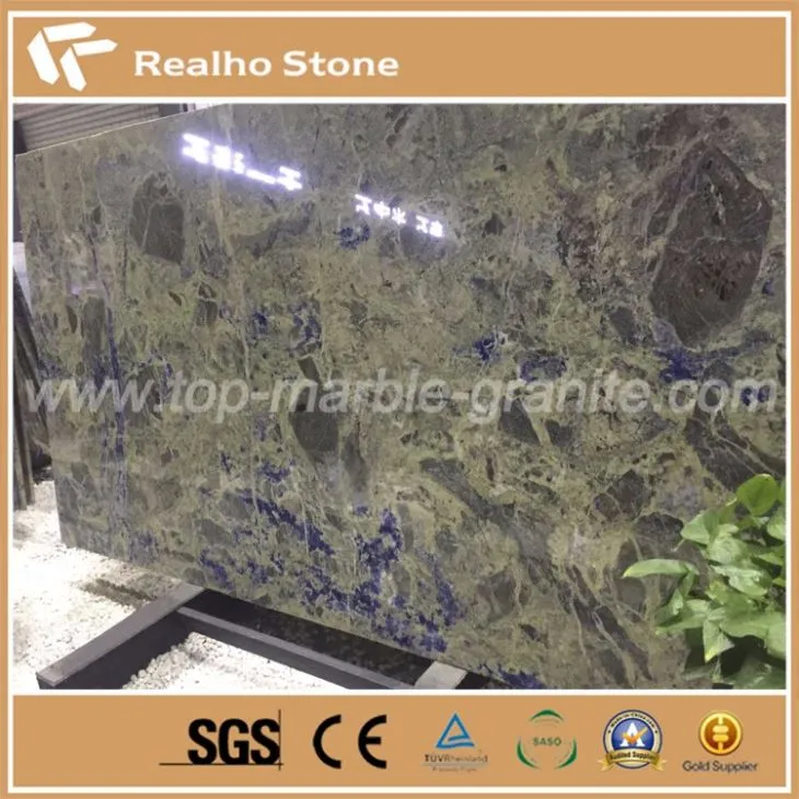 Polished Surface Azul Macaubas Blue Granite