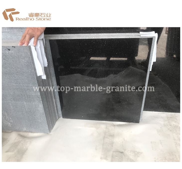 Black Galaxy Stone Tiles