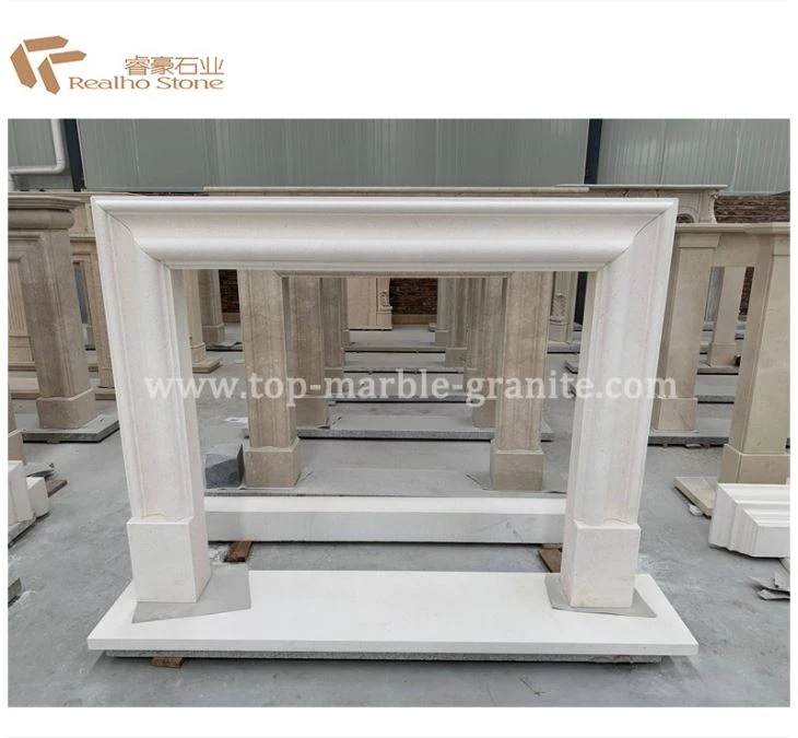 Stone Marble Fireplace Mantel Design