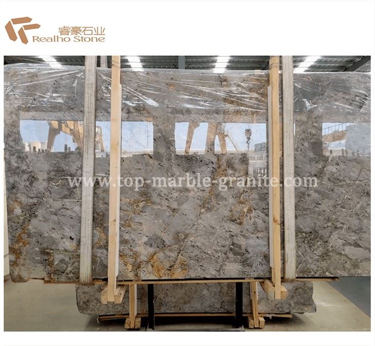 Tundra Gold Marble Slab Polished