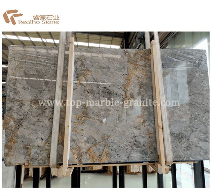 Tundra Gold Marble Slab Polished