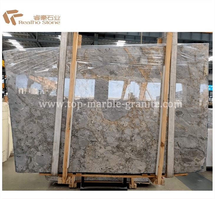 Tundra Gold Marble Slab Polished