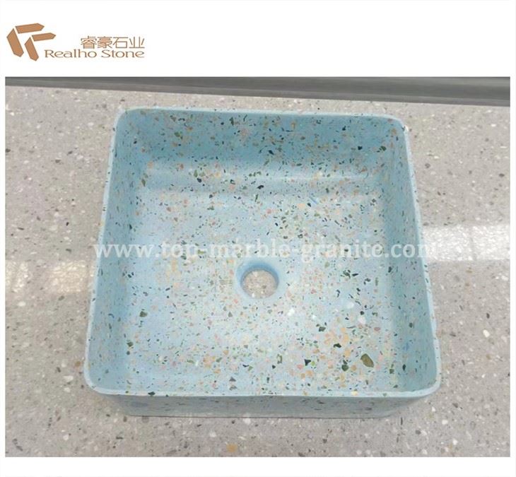 terrazzo wash basin