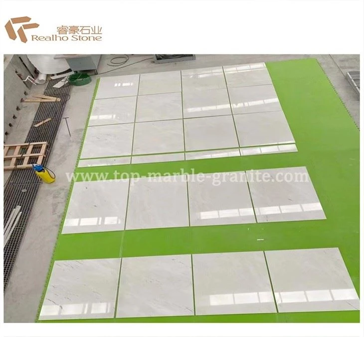 white marble floor tile