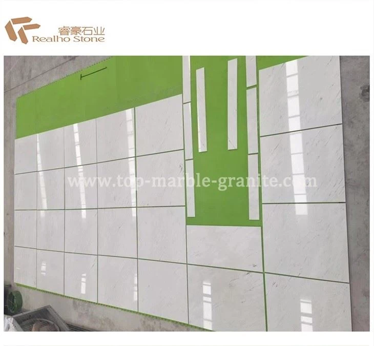 white marble subway tile