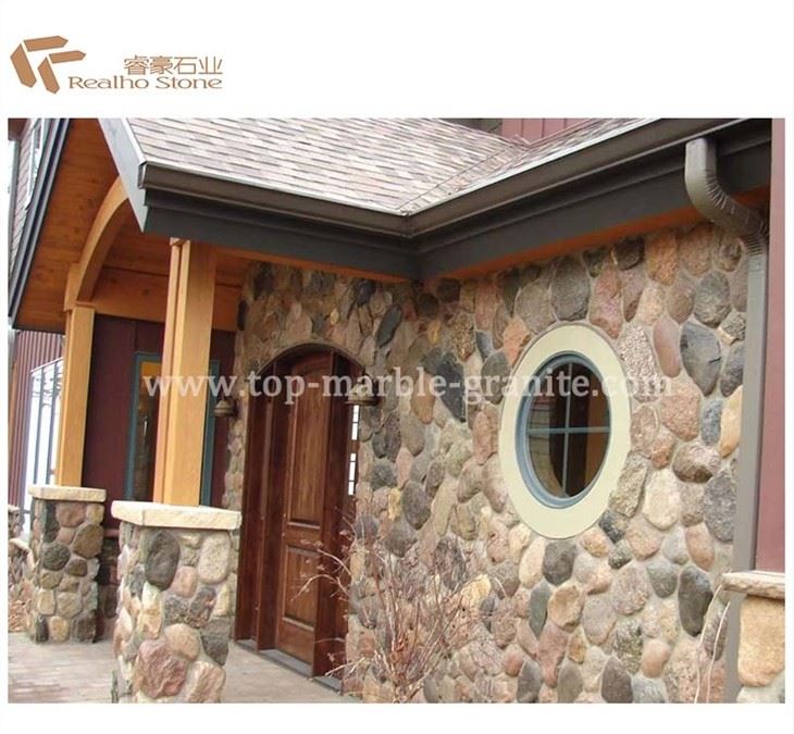 River pebble for villa