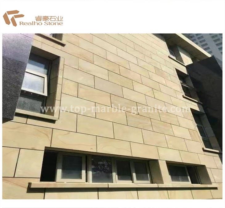 sandstone tiles wall